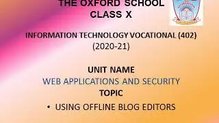 Offline blog editors