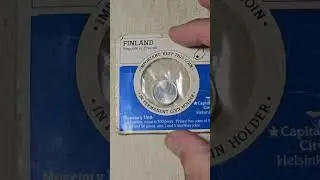 World coin in 1980s Cereal Box | Golden Crisp Finland Penni