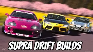 Gran Turismo 7 Supra Drift Builds for 1.31 Physics