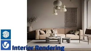 V-Ray 7 For SketchUp | 011 Easily Realistic Interior Soft Shadow Lighting With V-Ray Sun