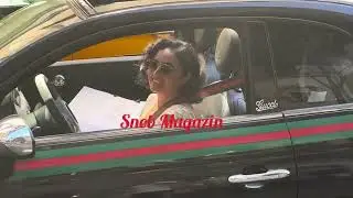 Oyuncu Fadik Sevin Atasoy, Nişantaşı trafiğinde görüntülendi 