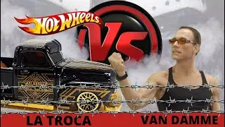 HOT WHEELS LA TROCA  VS VAN DAMME #shorts