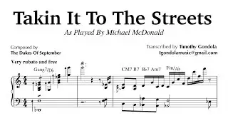 Michael McDonald plays Takin’ It To The Streets