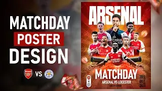 Professional Football Matchday Poster Design