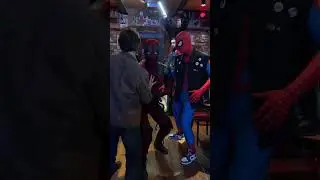 THE SPIDER GOT HIT IN THE EYE! 