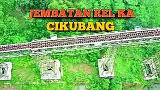 Jembatan REL KERETA API CIKUBANG di NYALINDUNG CIPATAT KABUPATEN BANDUNG BARAT