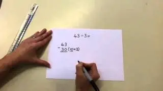 Division as chunking with remainders.