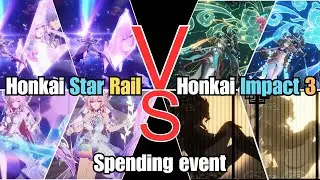 Spending event Honkai star rail VS Honkai Impact 3