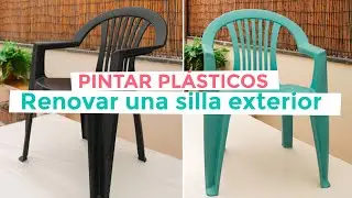 Renueva los muebles de plástico de tu terraza