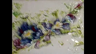 (52) Diagonal reverse flower dip