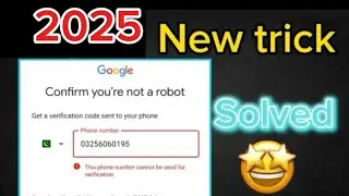 Google Account Fix This phone number cannot be used for verification | Tech Jeyni