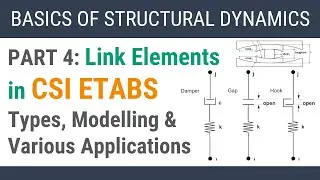 Part 4: Link Elements in CSI ETABS - Types, Modelling & Various Applications