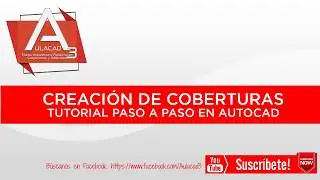 COBERTURAS EN AUTOCAD