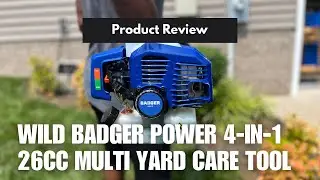 Wild Badger Power 4-in-1 26cc Multi Yard Care Tool Review