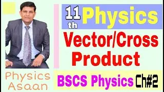 Vector Product /Cross Product of two vectors/FSc/Bsc/BS Physics in Urdu/Hindi/English