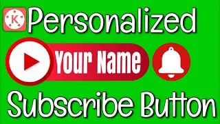 Personalized Subscribe Button (green screen animation)