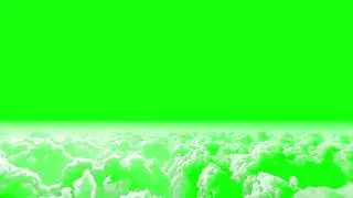 Green Screen Clouds From Above Animation Effect Chromakey Футаж Облака сверху Эффект хромакей