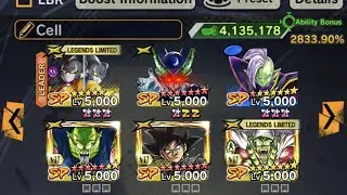 3x ZENKAI BUFFED YELLOW PERFECT CELL BEFORE HIS ZENKAI IN PVP! | Dragon Ball Legends