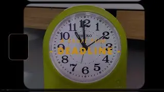 DEADLINE, a flim by Asher Leong