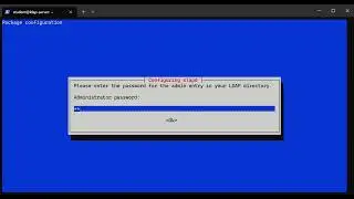 LDAP Part One Set up LDAP Server   Install OpenLDAP Debian