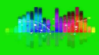 AUDIO LEVEL METER GREEN SCREEN EFFECT