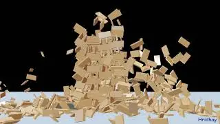 Keva Planks Tower Simulation | Blender