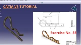 how to use rib  command in catia|catia tutorial for beginners|exercise no.35|catia tutorial|