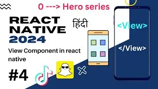 React native View component in react native hindi 2024