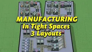 Manufacturing Layouts, Joystick, Console, & Phone  2024; In Tight Spaces, Watch & Learn Video!