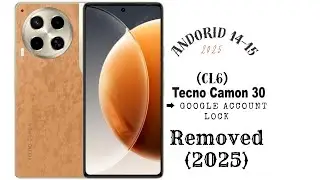 🔥Finally Tecno Camon 30 14/15 FRP Lock Fix | New FRP Tool 2025 | Google Account Lock Solution
