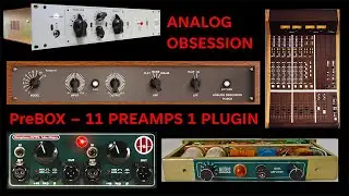 11 Hardware  Preamps in One FREE Plugin - Analog Obsession PREBOX