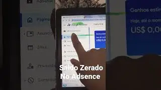 Adsense está com saldo ZERADO