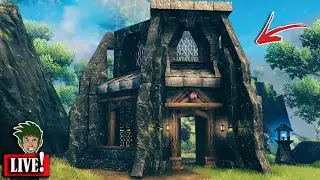 Valheim: Building a medieval blacksmith with a little dwarven theme