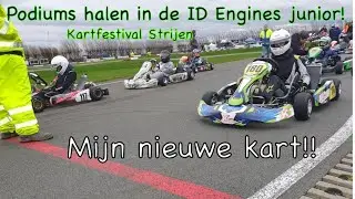 PODIUM WITH MY NEW KART - ID engines junior Strijen