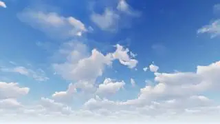 3D - Cloud Time Lapse Bright Sunny Video - HQ Background Loop - Free to Use - No Copyright