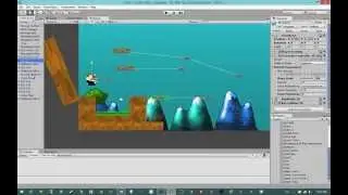 Creating 2D Games in Unity 4.5 #12 - Character Controller #8 - Moving Platforms