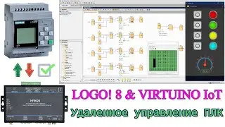 LOGO!8+HF9624 & VIRTUINO IoT - Remote PLC Control