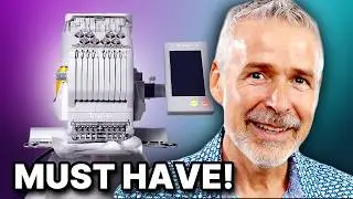 The BEST Multi-needle Embroidery Machine for Beginners | SAI: Tajima Embroidery Machine