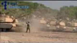 Tanks in action