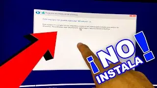 ✅ ESTE EQUIPO NO PUEDE EJECUTARSE WINDOWS 11 | SOLUCIÓN