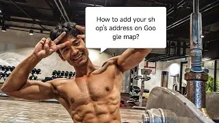 how to add your shop's address on Google map?