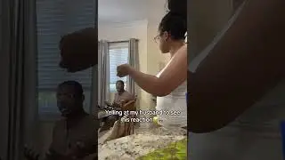 Yelling at my husband to see his reaction…🤣😭💀 #shorts #short #shortvideo