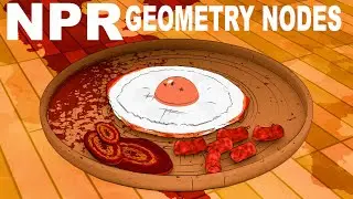 Anime Style Rendering IN BLENDER 4.2 AND GEOMETRY NODES || TUTORIAL -  TRAILER