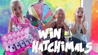 SmellyBellyTV and JersBears HATCHIMALS MYSTERY WHEEL GAME🤪DUNK YOUR DAD!