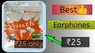 Best earphones🎧 ₹25 only || ₹25 का earphones || unboxing Best earphones in ₹25