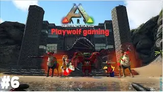 DAY 6  'NEW BASE' in ARK  primal fear hard to survive 