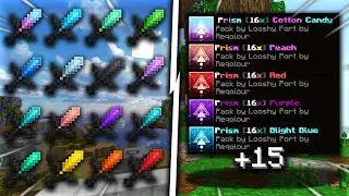 Prism RECOLORS [16x]  (Refraction 250K) by Looshy | MCPE PVP TEXTURE PACK