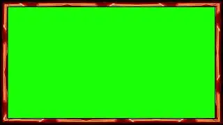 08 Green screen border, Green screen frame background, Neonlight background