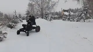 Первые метры. Он едет !!!!
