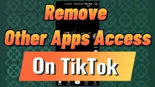 How to Remove Other Apps Access on Tik Tok (2024)